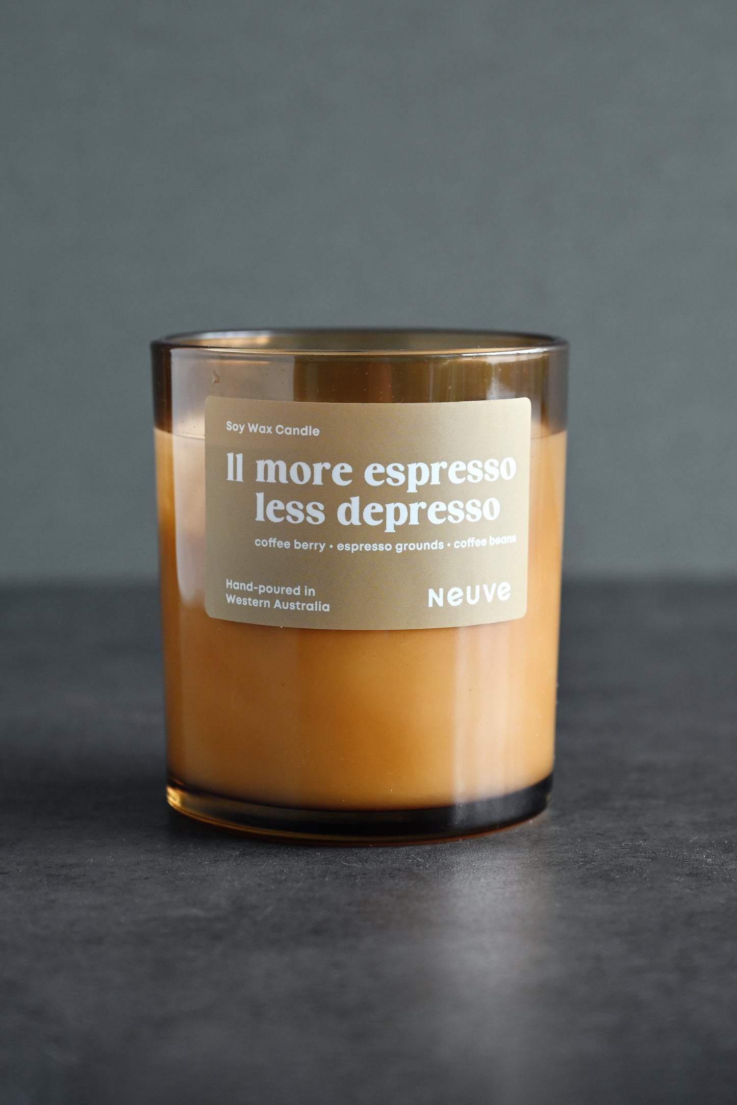 More Espresso Less Depresso Candle