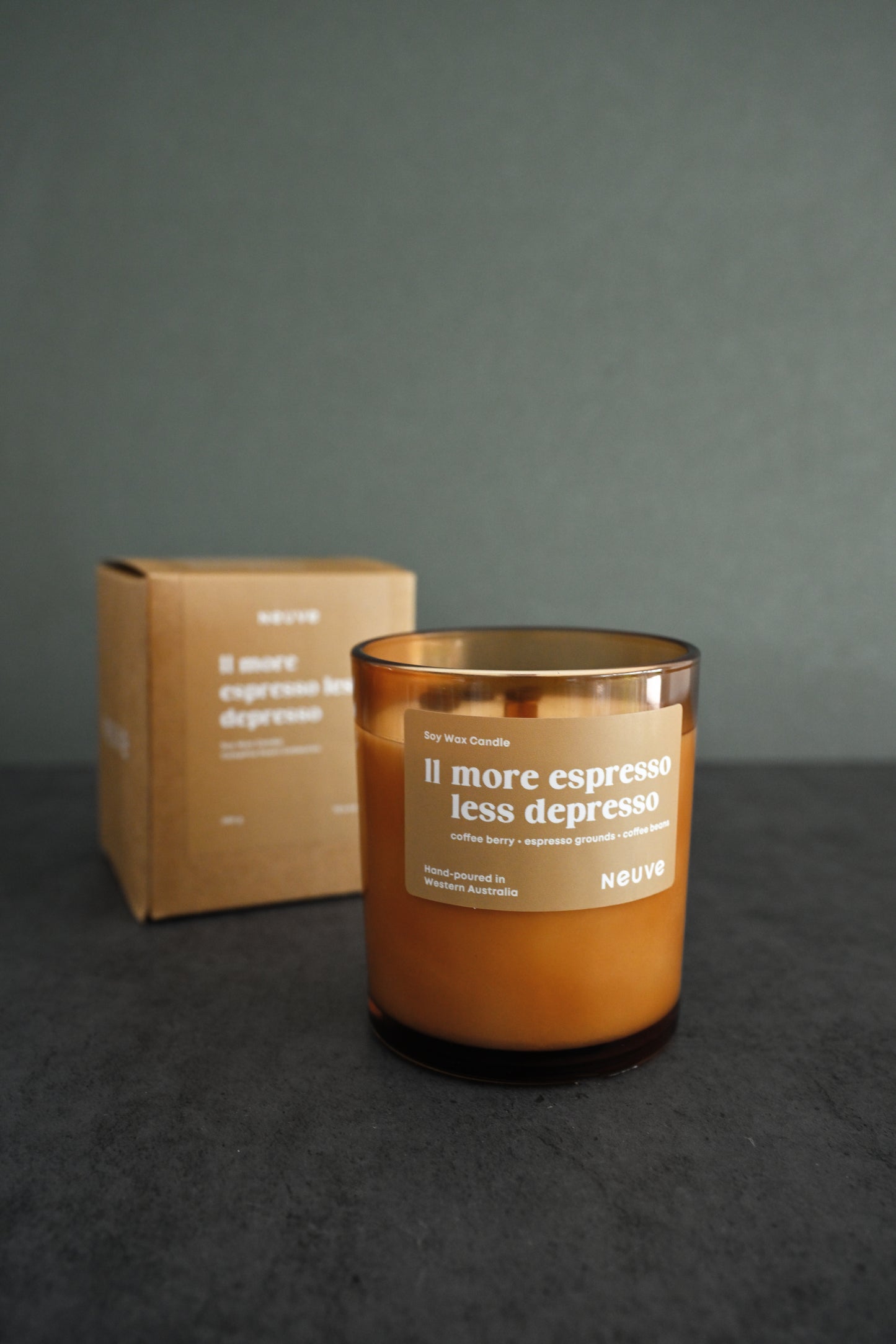 More Espresso Less Depresso Candle