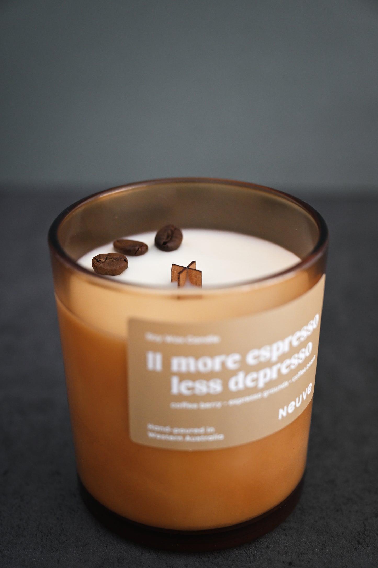 More Espresso Less Depresso Candle